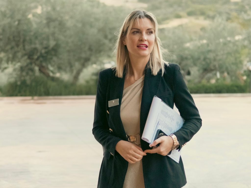 Alberta Tarquini durante un evento