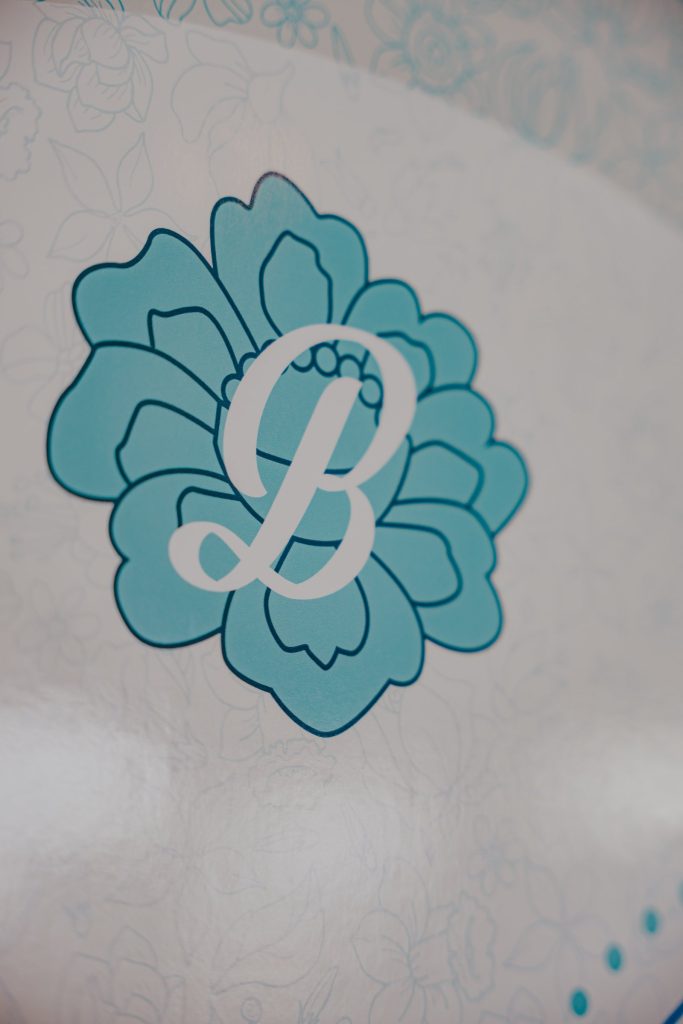 Il monogramma con la B di Benedetta